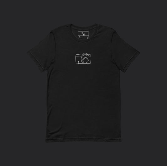 Embroidered Capture The Moment Black Tee