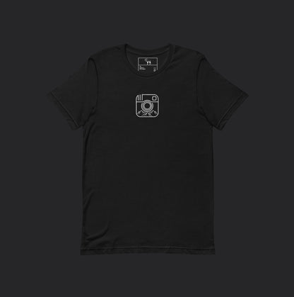 Embroidered See My View Black Tee